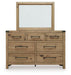 Ridgester Dresser and Mirror - Abundant Home Collections
