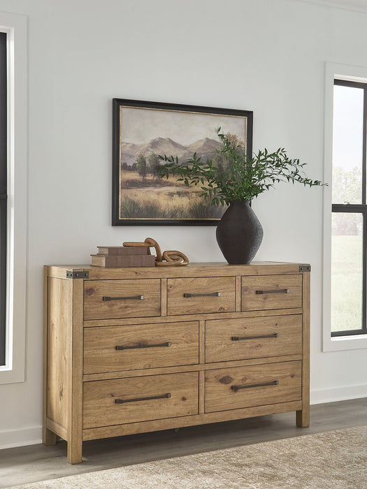 Ridgester Dresser and Mirror - Abundant Home Collections