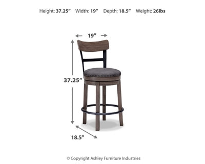 Caitbrook Counter Height Bar Stool - Abundant Home Collections
