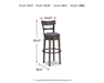 Caitbrook Bar Height Bar Stool - Abundant Home Collections