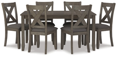 Caitbrook Dining Table and Chairs (Set of 7) - Abundant Home Collections