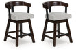 Haddigan Counter Height Barstool (Set of 2) - Abundant Home Collections
