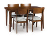 Tameride Dining Table and 4 Chairs (Set of 5) - Abundant Home Collections