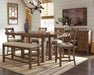 Moriville Counter Height Dining Set - Abundant Home Collections