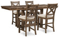 Moriville Counter Height Dining Set - Abundant Home Collections