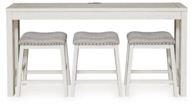 Robbinsdale Counter Height Dining Table and 3 Barstools Set - Abundant Home Collections
