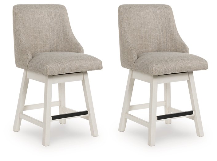 Robbinsdale Counter Height Barstool (Set of 2) - Abundant Home Collections