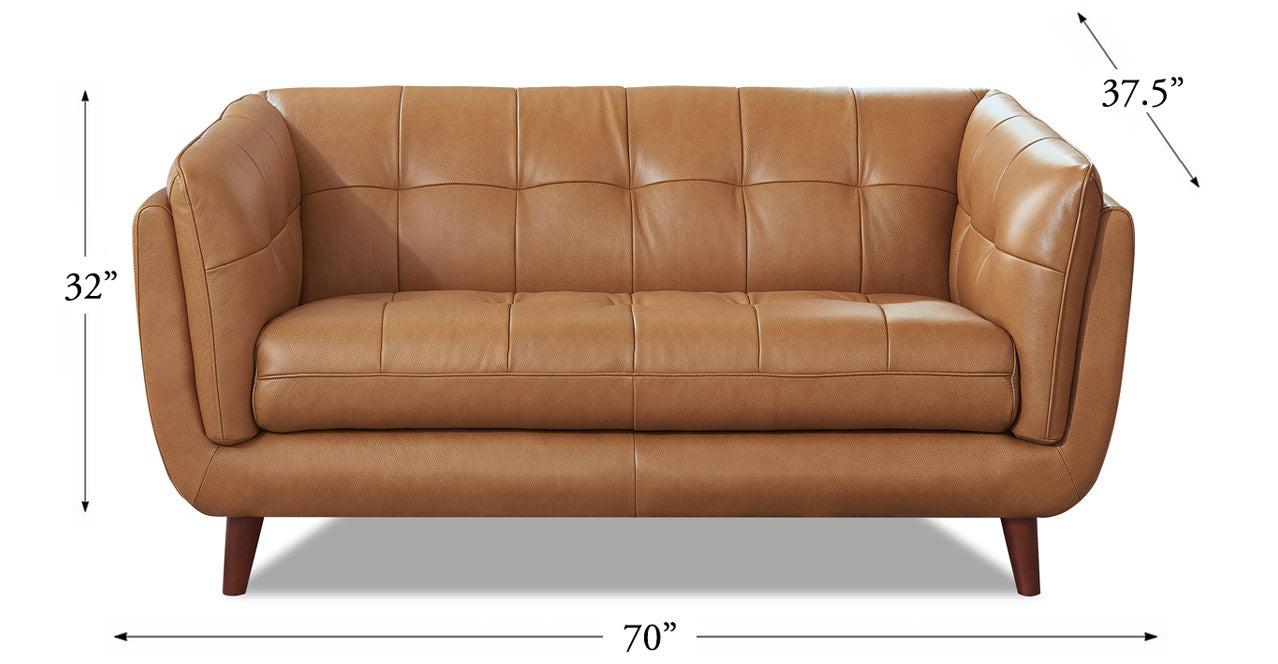 Solana Leather Sofa Collection - Abundant Home Collections