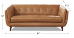 Solana Leather Sofa Collection - Abundant Home Collections