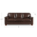 Magnum Leather Sofa Collection - Abundant Home Collections