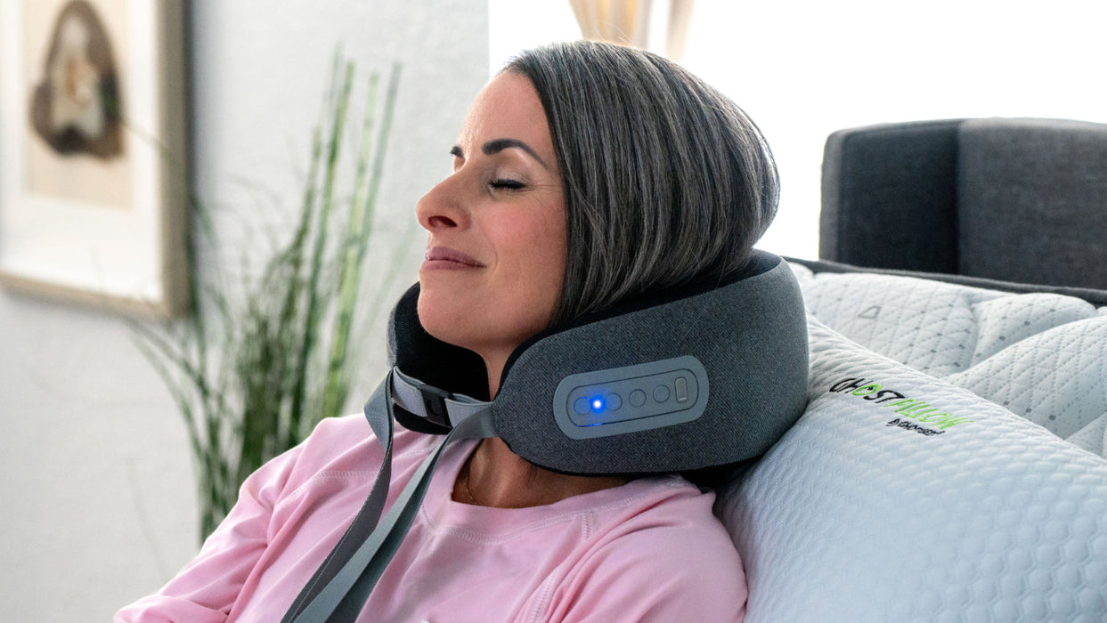 GhostBed Massage Neck Pillow