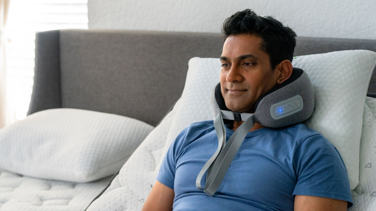 GhostBed Massage Neck Pillow