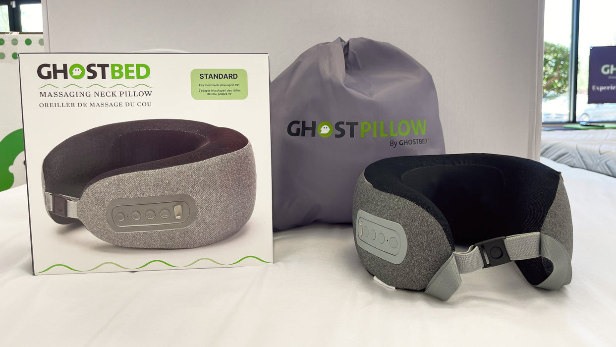 GhostBed Massage Neck Pillow