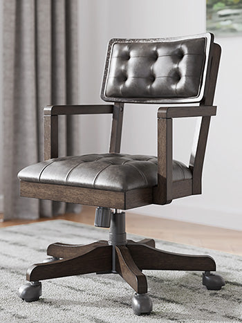 Breckington Home Office Desk Chair - Abundant Home Collections