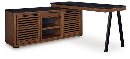 Kallari Credenza with Desk Return - Abundant Home Collections