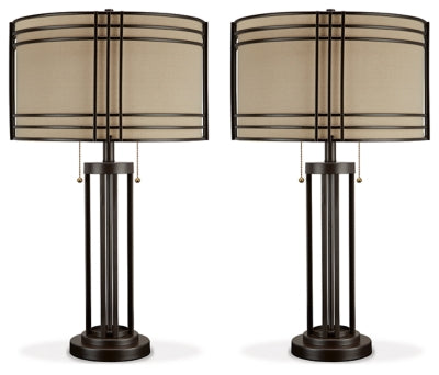 Hanswell Lamp Set - Abundant Home Collections