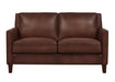 Ashby Leather Loveseat