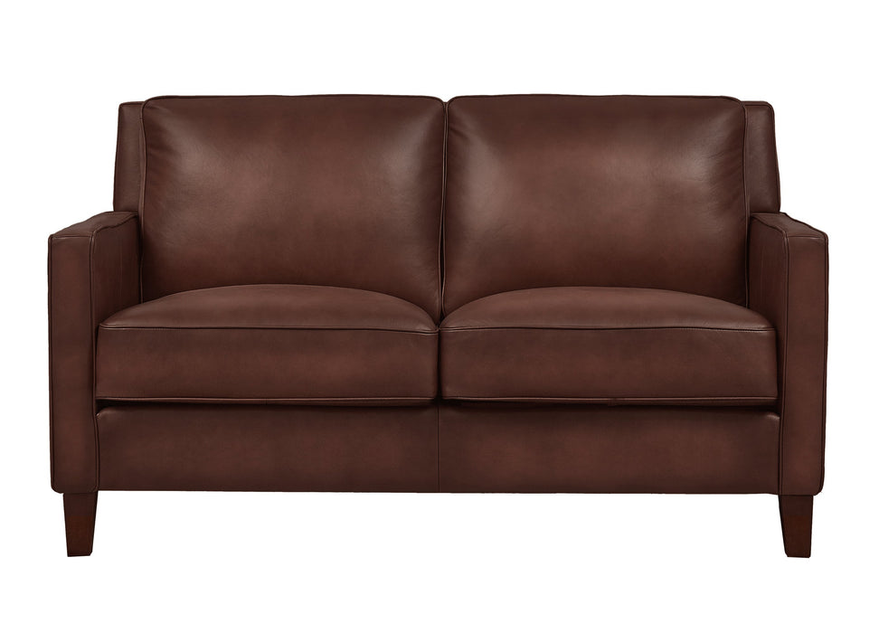 Ashby Leather Loveseat