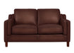 Bella Leather Loveseat
