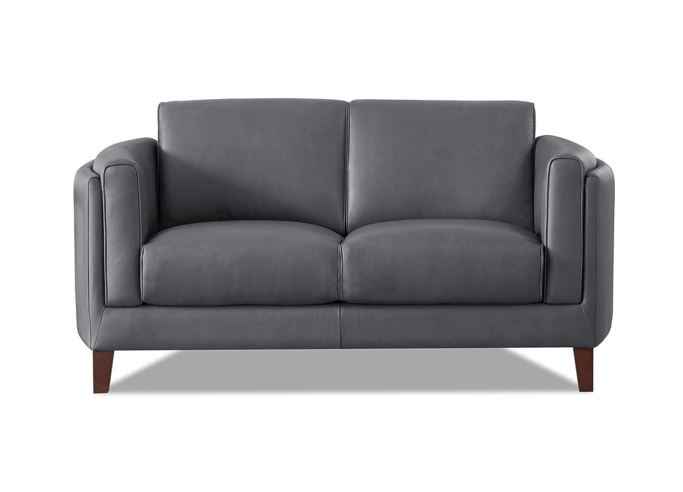 Maui Leather Loveseat