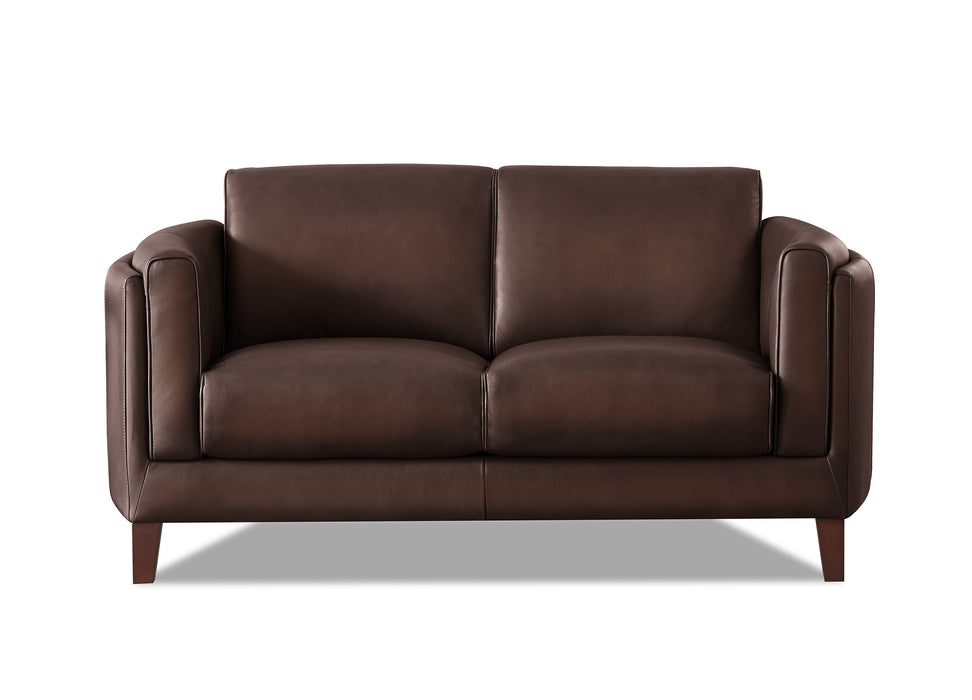 Maui Leather Loveseat