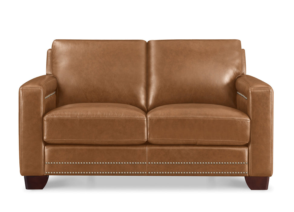 Alice Leather Loveseat