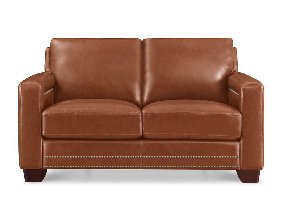 Alice Leather Loveseat