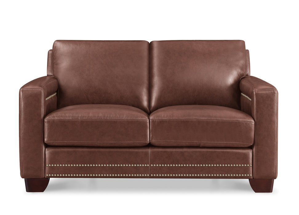 Alice Leather Loveseat