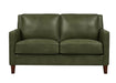 Ashby Leather Loveseat