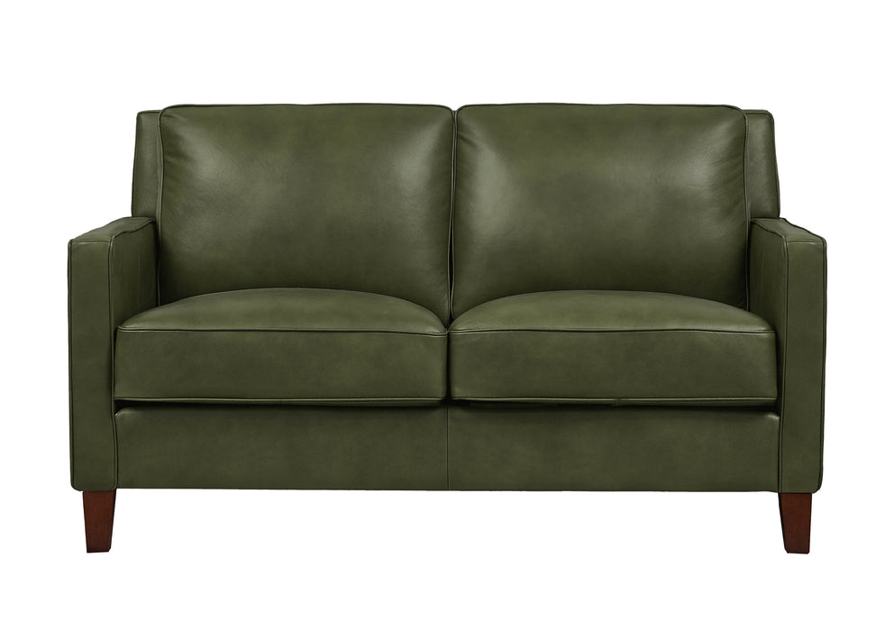 Ashby Leather Loveseat