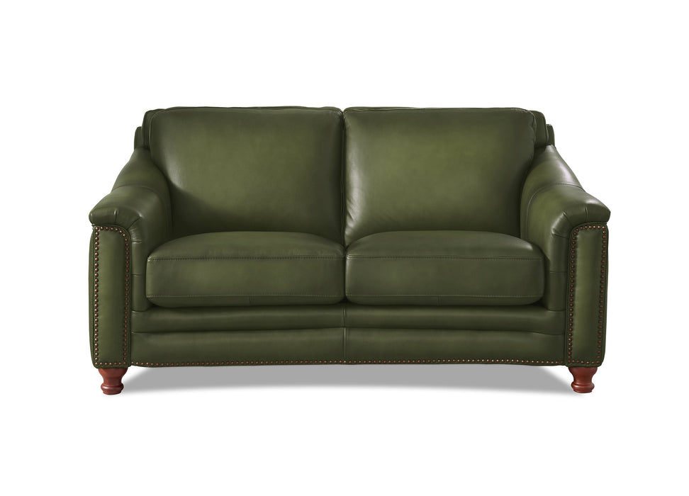 Belfast Leather Loveseat