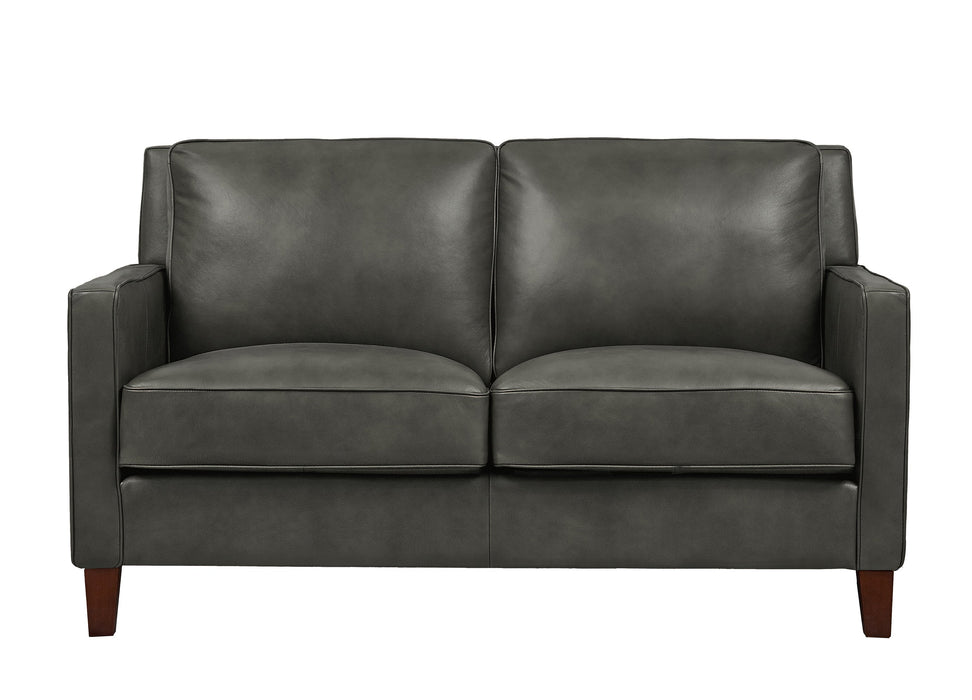 Ashby Leather Loveseat