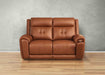 Emma Leather Reclining Loveseat