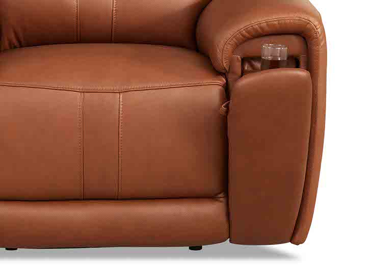 Emma Leather Reclining Loveseat