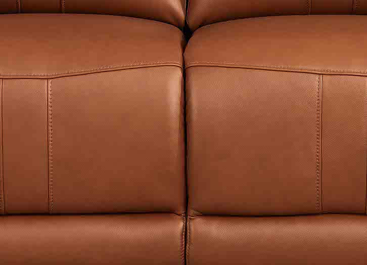 Emma Leather Reclining Loveseat