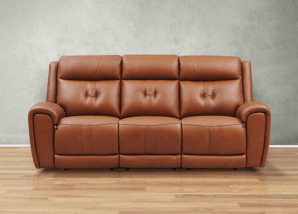 Emma Leather Reclining Loveseat
