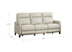 Ashby Leather Reclining Loveseat