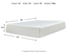 Chime 12 Inch Memory Foam Mattress in a Box - Abundant Home Collections
