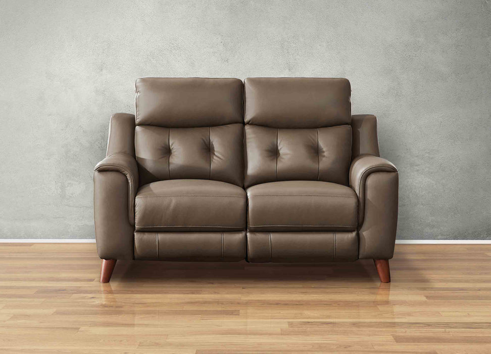 Torino Leather Reclining Loveseat