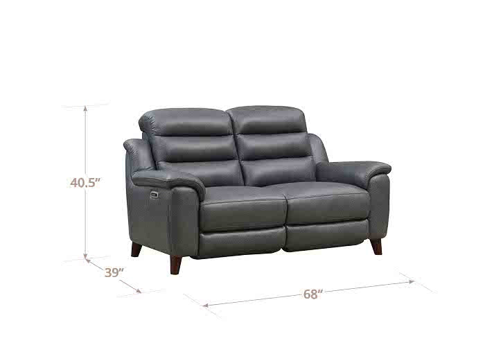 Hudson Leather Reclining Loveseat