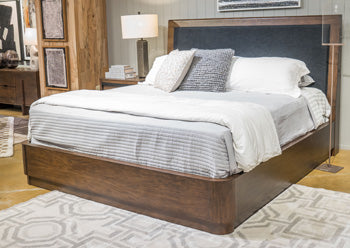 Dilenno Upholstered Bed - Abundant Home Collections