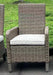 Laguna Heights Arm Chair with Cushion (Set of 2) - Abundant Home Collections