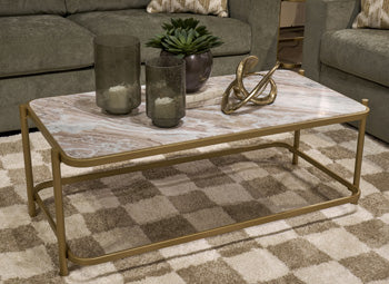 Manor Stone Coffee Table - Abundant Home Collections