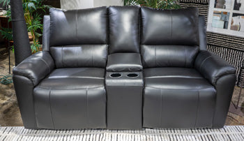 Glossmore Reclining Loveseat with Console - Abundant Home Collections