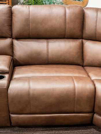 Bleckley Power Reclining Sectional - Abundant Home Collections