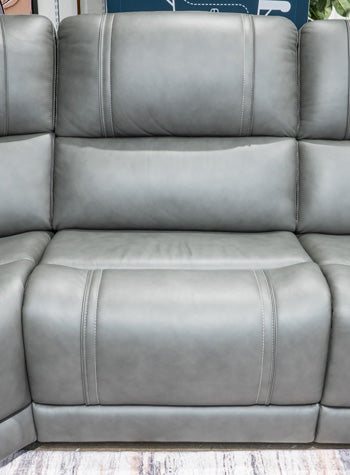 5Z - Pittson Power Reclining Sectional - Abundant Home Collections