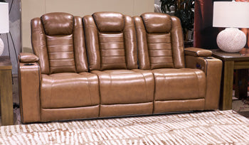 Gruaro Power Reclining Sofa - Abundant Home Collections
