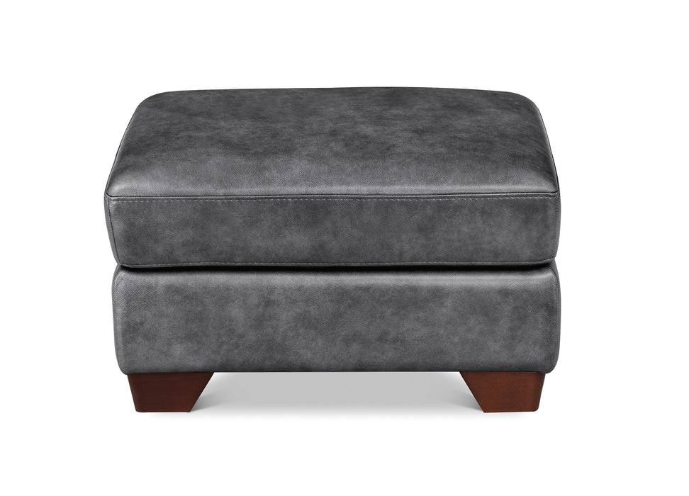 Marylynn Leather Ottoman