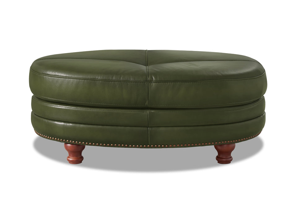 Belfast Leather Ottoman