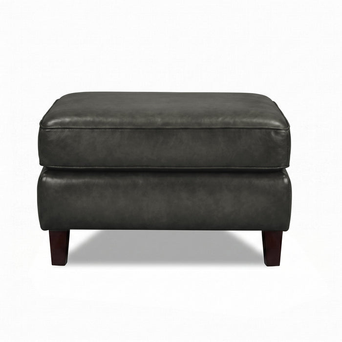 Laguna Leather Ottoman